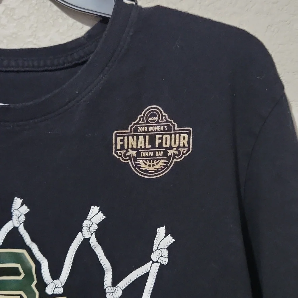 Nike Baylor  Shirt Womens Large Basketball 2019 National Champion Black